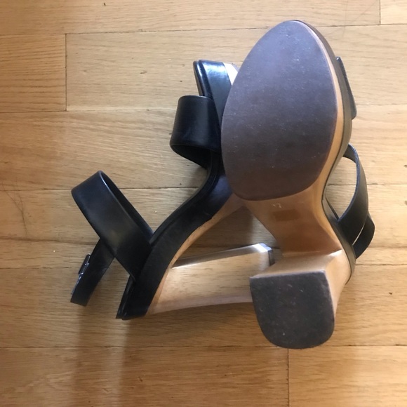 Aldo Barrantes Leather and Wood Sandal - Picture 3 of 3